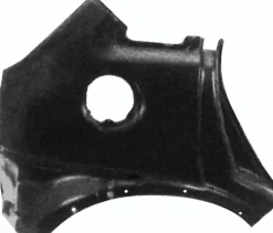 Aile arrière droite pour OPEL CORSA C phase 2, 2003-2006, (5 portes), Neuve à peindre