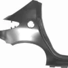 Aile arrière droite pour PEUGEOT 206 ph.1, 1998-2003, (5 portes), Neuve à peindre