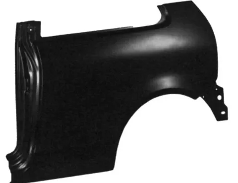 Aile arrière gauche pour VOLKSWAGEN POLO IV phase 1, 2001-2005, (modèle 3 portes), Neuve à peindre
