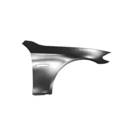 Aile avant droite pour BMW Serie 5 F10N, 2013-2016, trou feu clignotant, en aluminium, Neuve à peindre