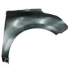 Aile avant droite pour RENAULT SCENIC IV phase 1 depuis 2016, en plastique, noire, Neuve