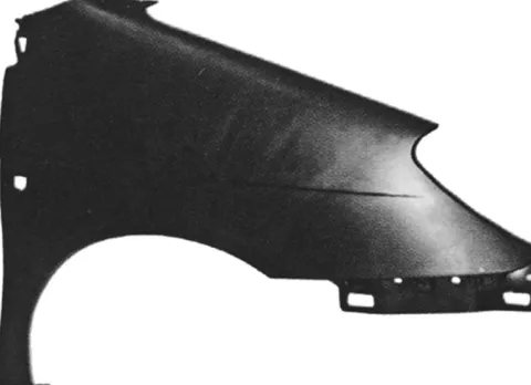 Aile avant droite pour RENAULT SCENIC I phase 2, 1999-2003, trou feu clignotant, Neuve à peindre