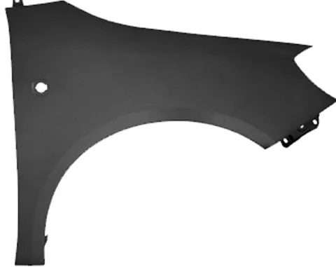 Aile avant droite pour SKODA FABIA II ph. 2 2010-2014, trou répétiteur, Neuve à peindre