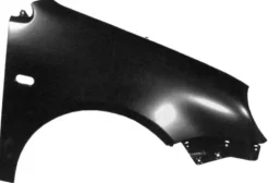 Aile avant droite pour VOLKSWAGEN POLO IV phase 1, 2001-2005, trou feu répétiteur, Neuve à peindre