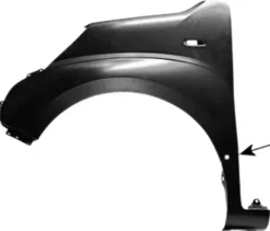 Aile avant gauche pour FIAT FIORINO III Combi, 2008-2016 trous feu clignotant et moulure, à peindre