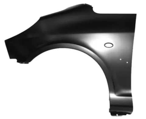 Aile avant gauche pour PEUGEOT 1007, 2005-2010, trou feu clignotant, Neuve à peindre