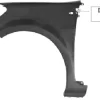 Aile avant gauche pour RENAULT CLIO III phase 1, 2005-2009, (jantes 16/195) Neuve à peindre