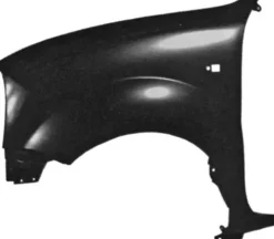 Aile avant gauche pour RENAULT KANGOO I phase 1, 1997-2003, trou feu clignotant, Neuve à peindre