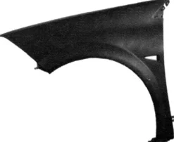 Aile avant gauche pour RENAULT MÉGANE II phase 2 2006-2009 (berline) trou feu clignotant, à peindre