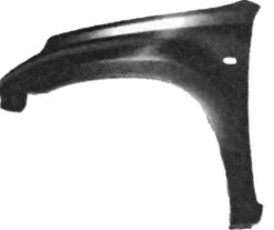 Aile avant gauche pour TOYOTA RAV4, 2003-2005, avec trou, Neuve