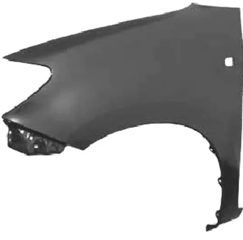 Aile avant gauche pour TOYOTA HILUX PICK UP 2006-2011, avec trou, Neuve à peindre