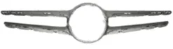 Bandeau moulure de grille radiateur avant pour MERCEDES (W205) CLASSE C ph. 1 2014-2018, argentée