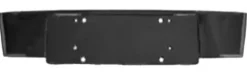 Bandeau porte plaque immatriculation avant pour AUDI Q7 I ph. 2 2009-2015, noir brillant, Neuf
