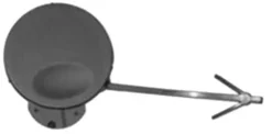 Cache crochet de remorquage pour OPEL MERIVA B phase 1, 2010-2013, pare chocs arrière, à peindre