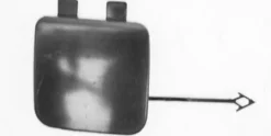 Cache crochet de remorquage arrière pour AUDI A4 (B9) 2015-2019, Neuf à peindre