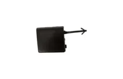 Cache crochet de remorquage avant pour RENAULT SCENIC/X-MOD 2013-2016, Noir lisse sans apprêt, Neuf