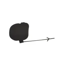 Cache crochet de remorquage pour FIAT PANDA III depuis 2012, pare chocs avant, noir, Neuf