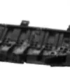 Cache de protection inférieur pour RENAULT MEGANE III ph.2, 2012-2014, déflecteur pare chocs avant