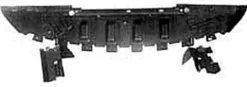 Cache de protection inférieur pour RENAULT MEGANE II ph.1 2002-2005 noir déflecteur pare chocs avant