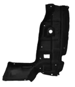 Cache de protection moteur pour TOYOTA YARIS II phase 1, 2005-2009, côté droit, (modèle essence)