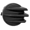 Cache feu antibrouillard droit pour PEUGEOT EXPERT I phase 2, 2004-2006, noir, pare chocs avant