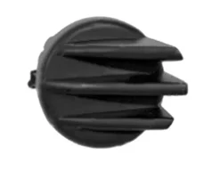 Cache feu antibrouillard droit pour PEUGEOT EXPERT I phase 2, 2004-2006, noir, pare chocs avant