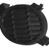 Cache feu antibrouillard gauche pour NISSAN MICRA III (K12) ph.2, 2005-2007, noir, pare chocs avant