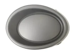 Cache feu antibrouillard gauche pour NISSAN QASHQAI II ph. 1 2014-2017, gaufré noir, Neuf