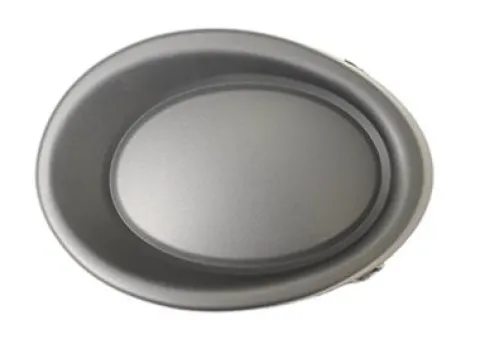 Cache feu antibrouillard gauche pour NISSAN QASHQAI II ph. 1 2014-2017, gaufré noir, Neuf