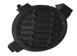 Cache feu antibrouillard droit pour NISSAN MICRA III (K12) ph.3, 2007-2011, noir, pare chocs avant