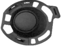 Cache support feu antibrouillard gauche pour RENAULT CLIO III phase 2, 2009-2012, pare chocs avant