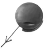 Cache-crochet de remorquage avant pour OPEL CORSA C phase 2, 2003-2006, noir, pare chocs avant