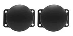 Caches feux antibrouillard pour RENAULT SCENIC II ph.1, 2003-2006, droit et gauche, pare chocs avant