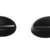 Caches feux antibrouillards avant pour RENAULT MEGANE III phase 2, 2012-2014, noirs, droit & gauche