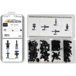 Coffret de 100 assortiments de Rivets plastiques d' aile avant et pare-chocs avant/arrière pour OPEL, Neuf