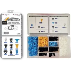 Coffret de 430 assortiments d'agrafes de joints de panneaux de portes pour FORD, LEXUS, NISSAN, RENAULT, TOYOTA, SUZUKI, Neuf