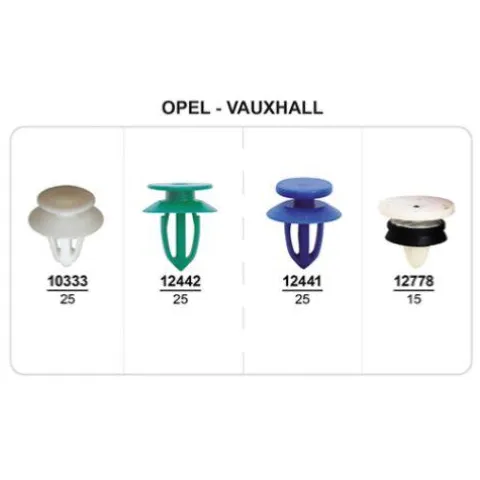 Coffret de 90 assortiments d'agrafes de panneaux de portes pour OPEL, Neuf