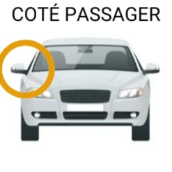 Coque rétroviseur droit pour AUDI A3 II ph.2 SPORTBACK 2010-2012, Neuve à peindre