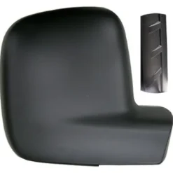 Coque rétroviseur droit pour VOLKSWAGEN CADDY III phase 1, 2004-2010, noire, Neuve
