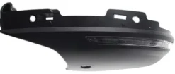 Coque rétroviseur gauche inférieure avec feu clignotant pour RENAULT CAPTUR II depuis 2020, avec feu courtoisie, Noire, Neuve