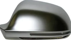 Coque rétroviseur gauche pour AUDI A4 IV ph. 1 2007-2009, Chromé en aluminium, Neuve