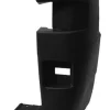 Crosse arrière droite pour FIAT DUCATO II phase 2, 2004-2006, noire, embout pare chocs arrière