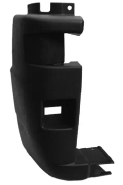 Crosse arrière gauche pour CITROËN JUMPER I phase 2, 2004-2006, noire, embout pare chocs arrière