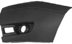 Crosse avant gauche pour FORD TRANSIT Mk7 2011-2014 gris foncé, trou feu AB, embout pare chocs avant