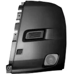 Crosse de pare chocs avant gauche pour FIAT DUCATO III phase 1, 2006-2014, gris foncé, embout Neuf