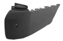 Crosse droite pare-chocs arrière pour FIAT SCUDO III depuis 2022, noire gaufrée, trou PARK ASSIST + supports, empattement long, Neuve