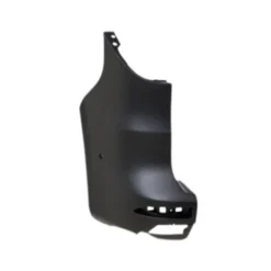 Crosse gauche pare-chocs arrière pour RENAULT KANGOO III phase 1 depuis 2021, noire gaufrée, avec 1 trou PDC, Mod. VAN, Neuf