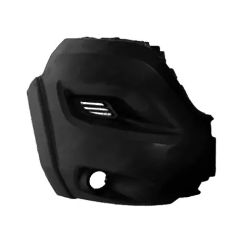 Crosse pare chocs avant droit pour FIAT DUCATO Camping-car III ph.2 depuis 2014 Heavy, noir, trou AB