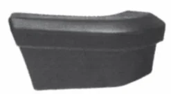 Crosse pare chocs avant droit pour FIAT DUCATO I ph. 2 1990-1994, noir, Neuf