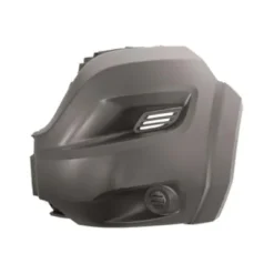 Crosse pare chocs avant gauche pour FIAT DUCATO III phase 2 depuis 2014, embout gris, avec élargisseur, modèle Heavy